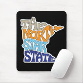 Minnesota Nickname Word Art Muismat (Met muis)