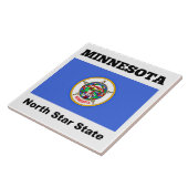 Minnesota, Noord-Star-staat Tegeltje (Zijkant)