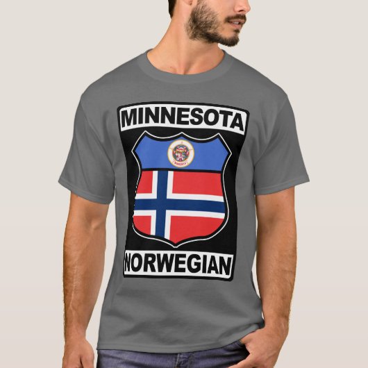 Minnesota Noors Amerikaans T-shirt (Voorkant)