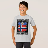 Minnesota Noors Amerikaans T-shirt (Voorkant volledig)