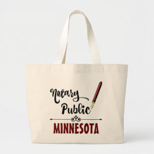 Minnesota Openbare Inkt Pen Grote Tote Bag