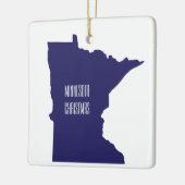Minnesota - Ornement de Noël personnalisé (Gauche)