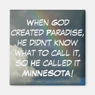Minnesota Paradise Magnet Magneet