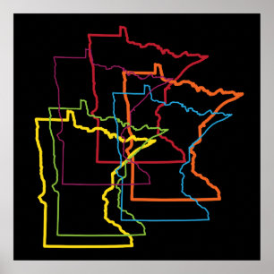 minnesota pride blur poster