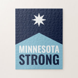 Minnesota Rebel Nieuwe Staatsvlag Legpuzzel