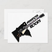 Minnesota Rocks. Briefkaart (Voorkant / Achterkant)