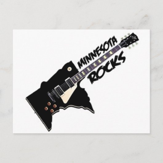 Minnesota Rocks. Briefkaart (Voorkant)