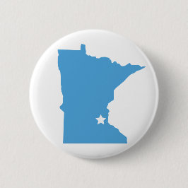 Minnesota. Ronde Button 5,7 Cm