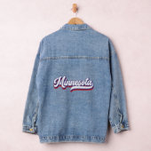 Minnesota Rouge blanc et bleu Vintage Script (Hangar)
