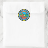 Minnesota Seal Ronde Sticker (Tas)