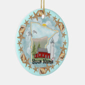 Minnesota Shells Lighthouse Ornament (Rechts)