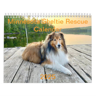 Minnesota Sheltie Reddingskalender 2025 Kalender