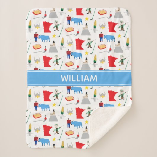 Minnesota Sherpa Blanket Deken (Voorkant)