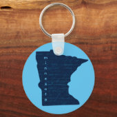 Minnesota-Sleutelhanger Sleutelhanger (Voorkant)