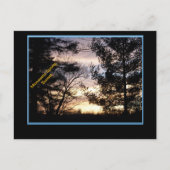 Minnesota Spring Sunset Briefkaart (Voorkant)