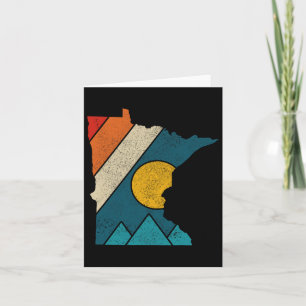 Minnesota staatskaart Bergen Wandeltrots Kaart