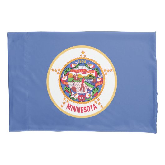 Minnesota Staatsvlag Kussensloop (Voorkant)
