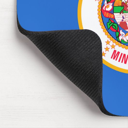 Minnesota Staatsvlag Ontwerp Muismat (Hoek)