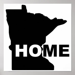Minnesota startpunt weg van het Poster van de staa