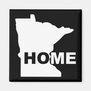 Minnesota startpunt weg van State Fridge Magnet Magneet