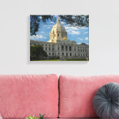 Minnesota State Capitol Canvas Afdruk (Insitu (Woonkamer))