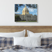 Minnesota State Capitol Canvas Afdruk (Insitu (Slaapkamer))