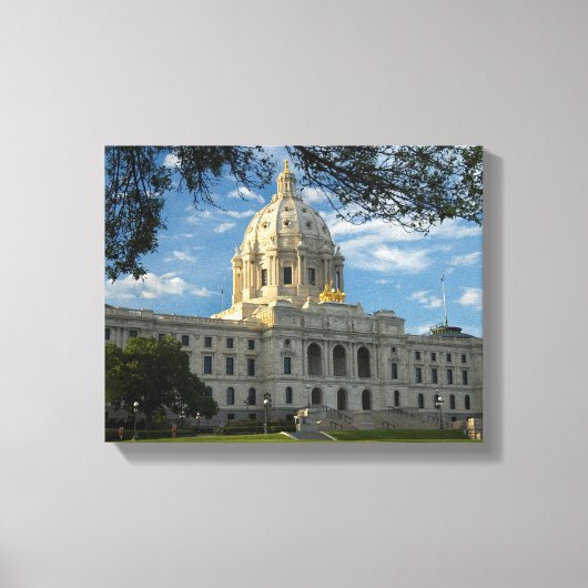 Minnesota State Capitol Canvas Afdruk (Voorkant)