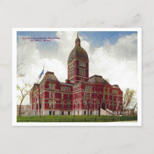 Minnesota State Capitol Vintage 1911 Briefkaart