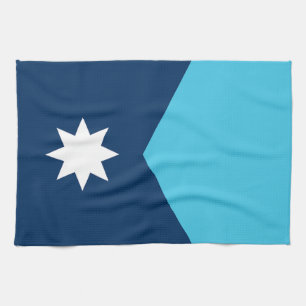 Minnesota State Drapeau Serviette de cuisine