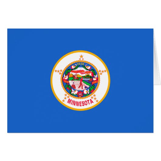 Minnesota State Flag Design (Voorkant Horizontaal)