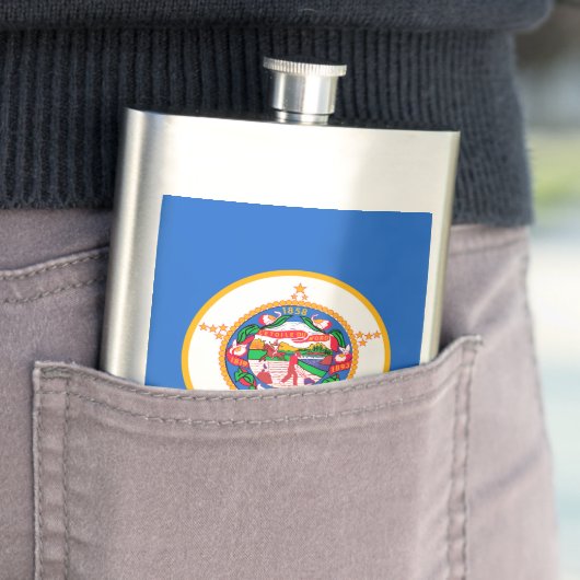 Minnesota State Flag Design Flacon (Voorbeeld)