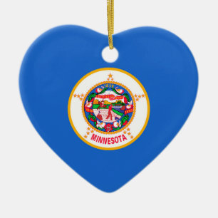 Minnesota State Flag Design Keramisch Ornament