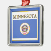 Minnesota State Flag Kerstmis Ornament (Links)