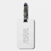 Minnesota State gepersonaliseerd uw huis stad rust Bagagelabel (Achterkant verticaal)