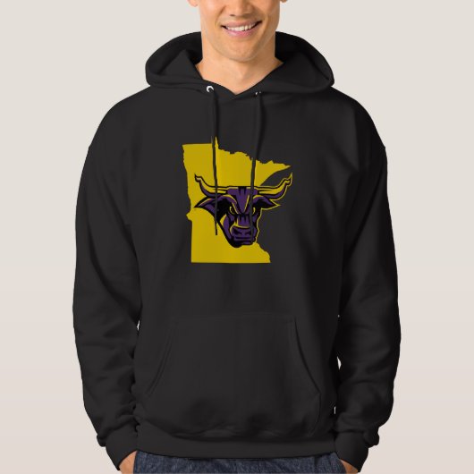 Minnesota State Mankato Mavericks Staatsvorm Hoodie (Voorkant)