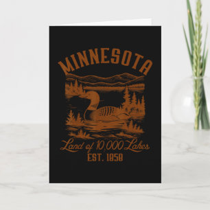 Minnesota State Reis Minnesota Geduikelde Fuut Sou Kaart