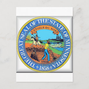 Minnesota State Seal Briefkaart