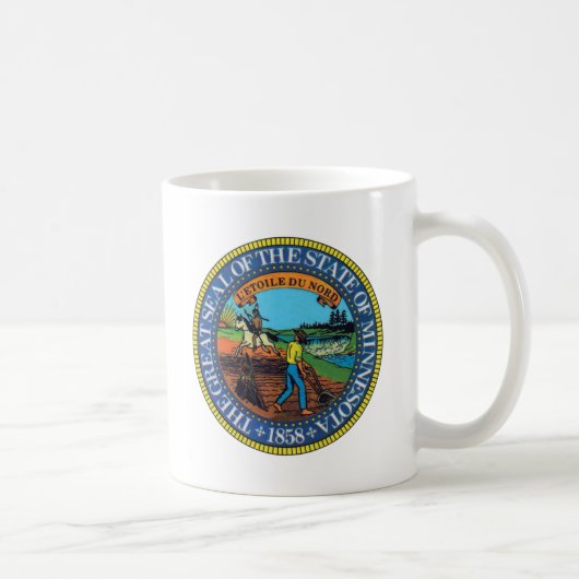 Minnesota State Seal Koffiemok (Rechts)