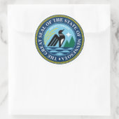 Minnesota State Seal Ronde Sticker (Tas)