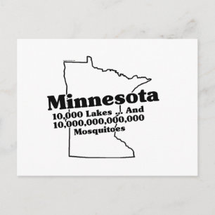 Minnesota State Slogan Briefkaart