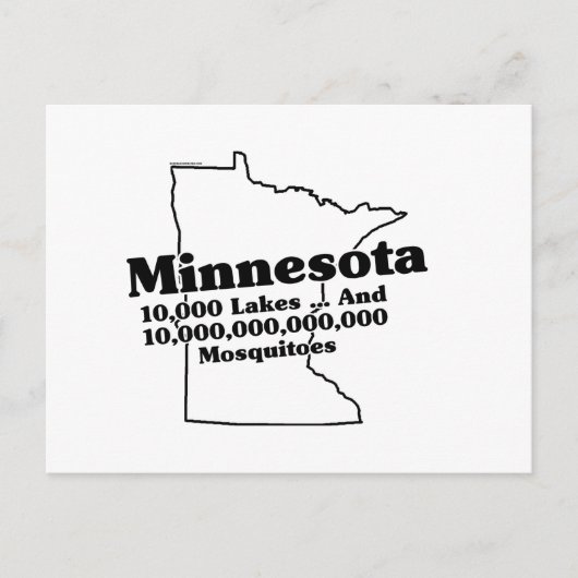 Minnesota State Slogan Briefkaart (Voorkant)