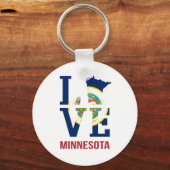 Minnesota State USA Love Sleutelhanger (Voorkant)