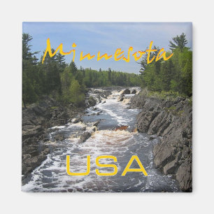 Minnesota State USA Travel Souvenir Fridge Magnet Magneet