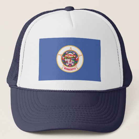 Minnesota State Vlag Trucker Pet (Voorkant)