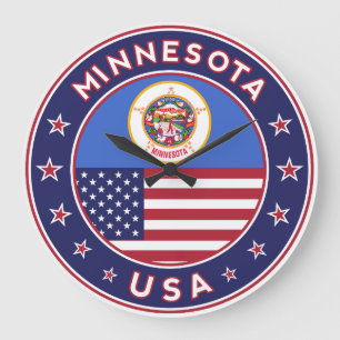 Minnesota sticker, telefoontas, tas, klok