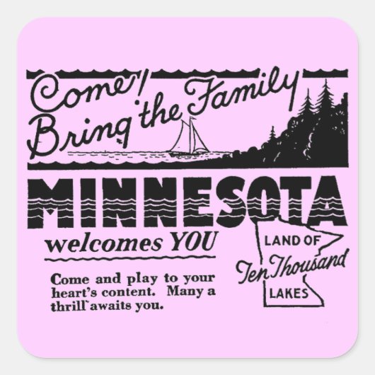 Minnesota Stickers (Voorkant)