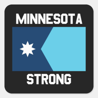 Minnesota Strong Vierkante Sticker