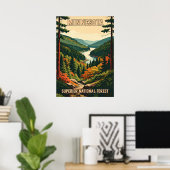 Minnesota Superior National Forest V01 Poster (Thuiskantoor)