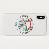 Minnesota-teken Case-Mate iPhone Case (Achterkant (horizontaal))