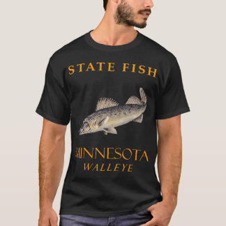 Minnesota Territory Vis De Walleye T-shirt